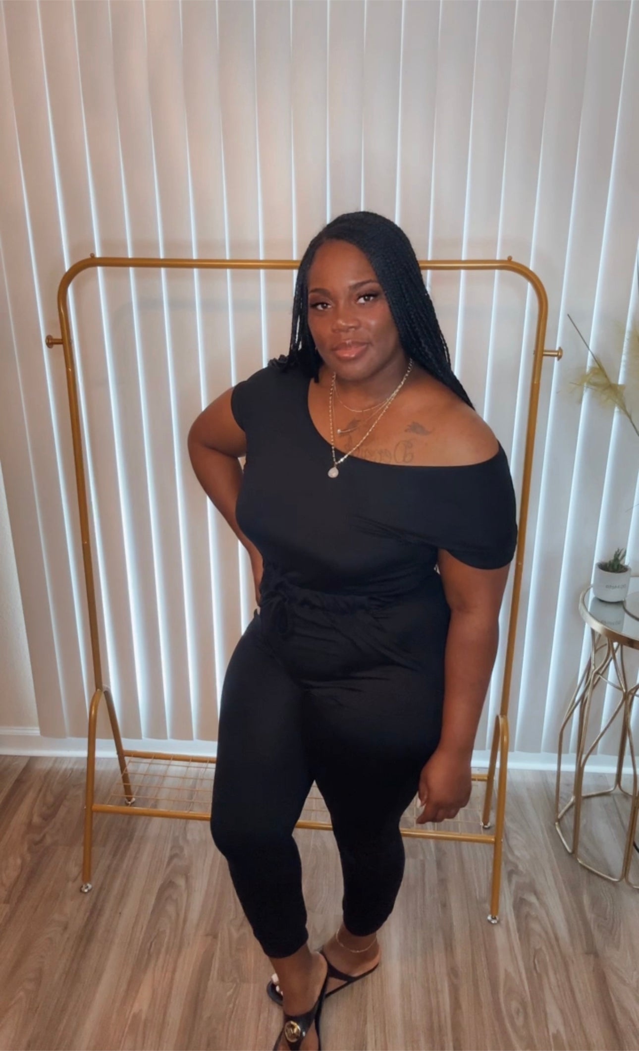 Spring jumpsuit (BLACK)