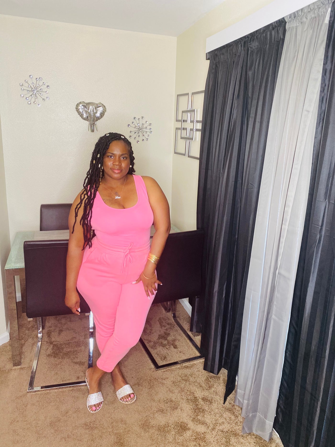 Lounge Around Set (Bright pink)